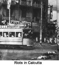 Riots in Calcutta